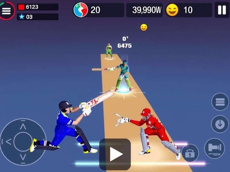 Cricket Fusion Arena Gameplay Screenshot
